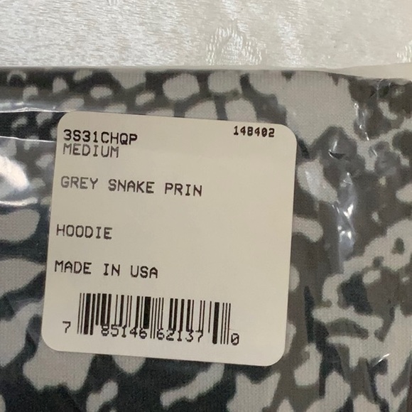 PMX Cowl Hoodie/Legging Set- Grey snake prt - Picture 10 of 16